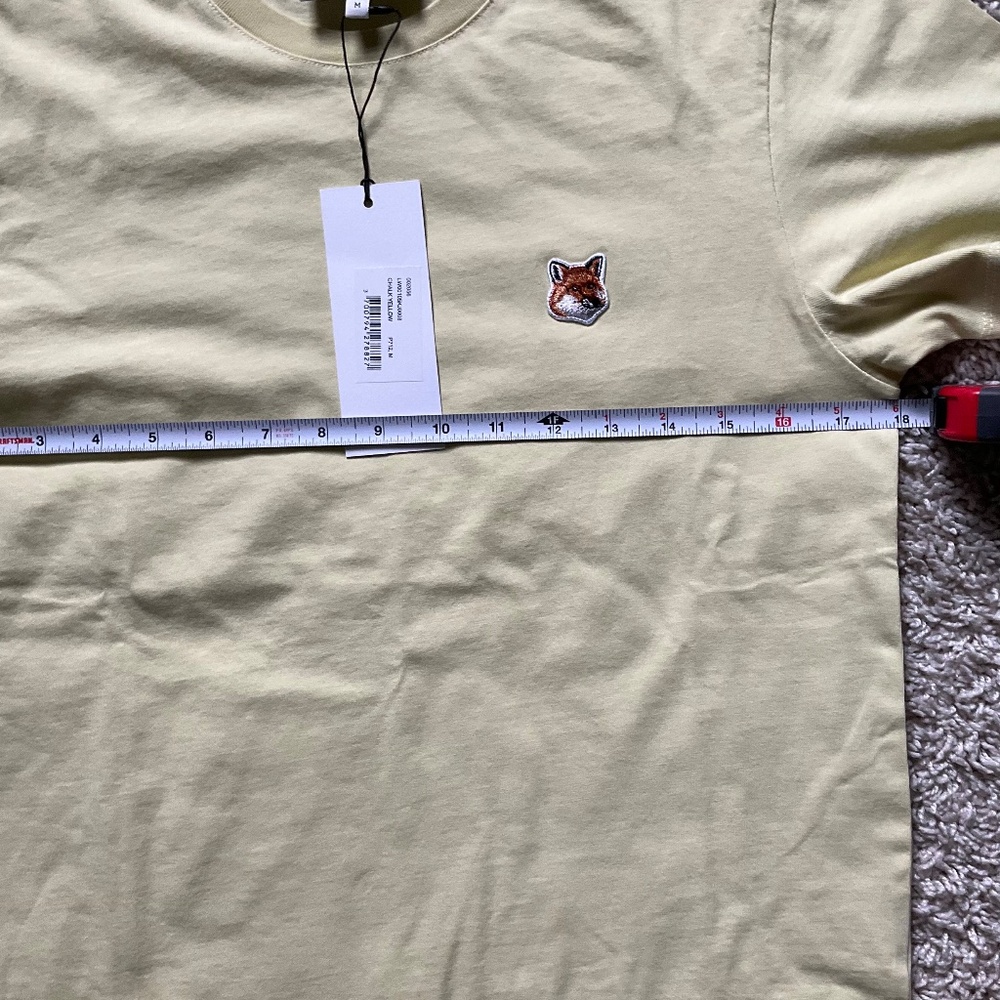 Maison Kitsune Fox Head Patch Regular Tee-Shirt. … - image 3